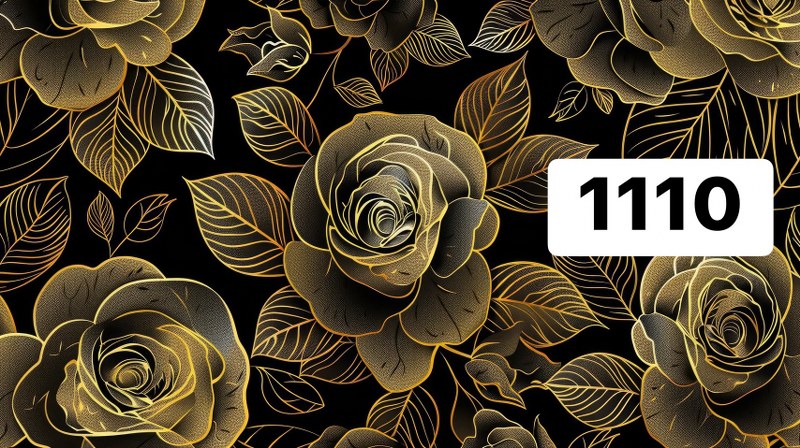 รหัสลายผ้า 1110