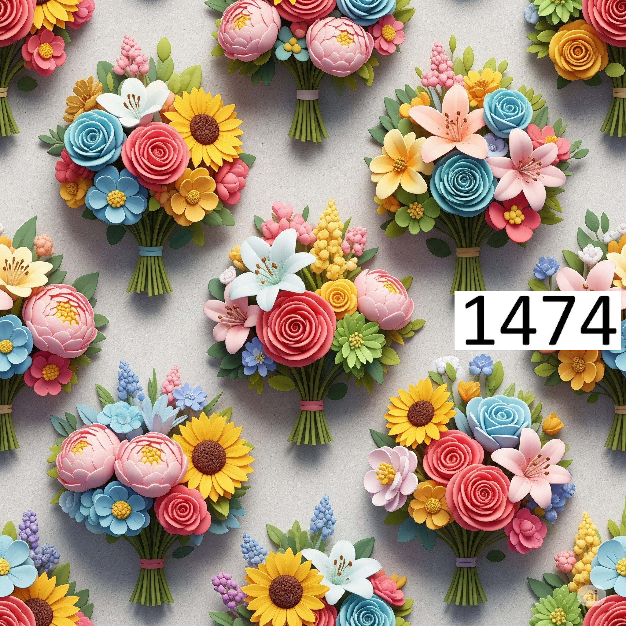 รหัสลายผ้า 1474