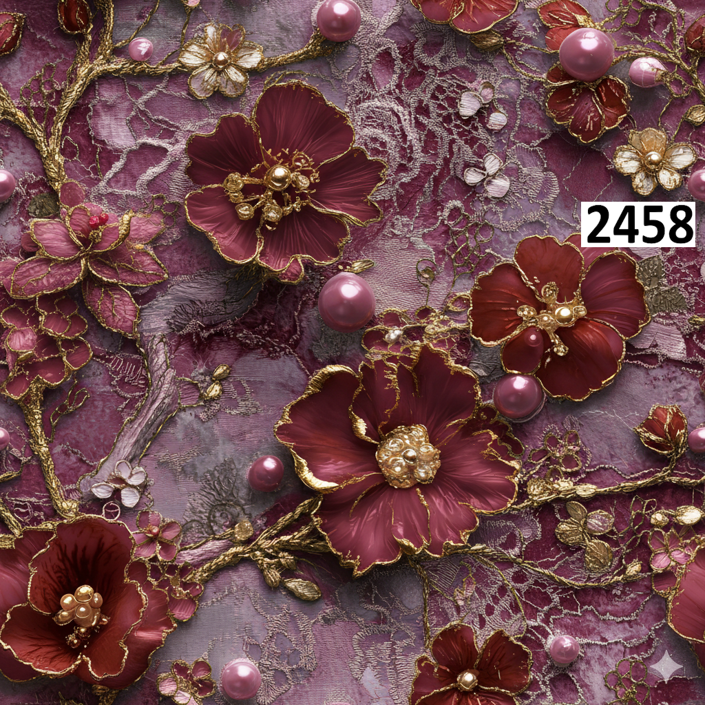 รหัสลายผ้า 2458