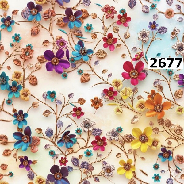รหัสลายผ้า 2677