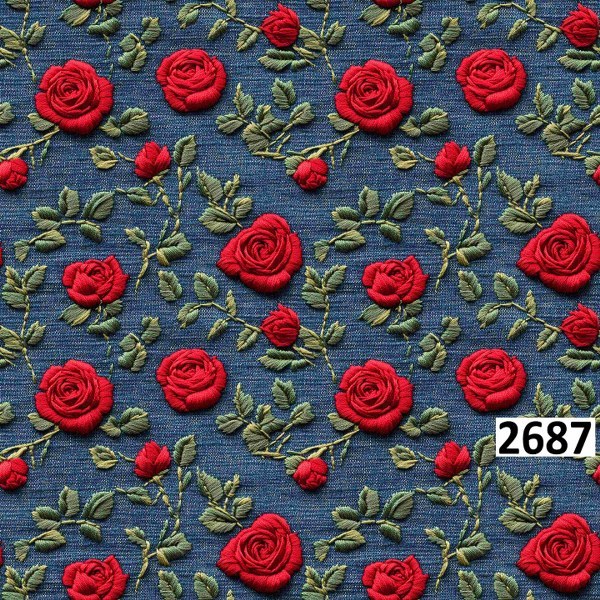 รหัสลายผ้า 2687