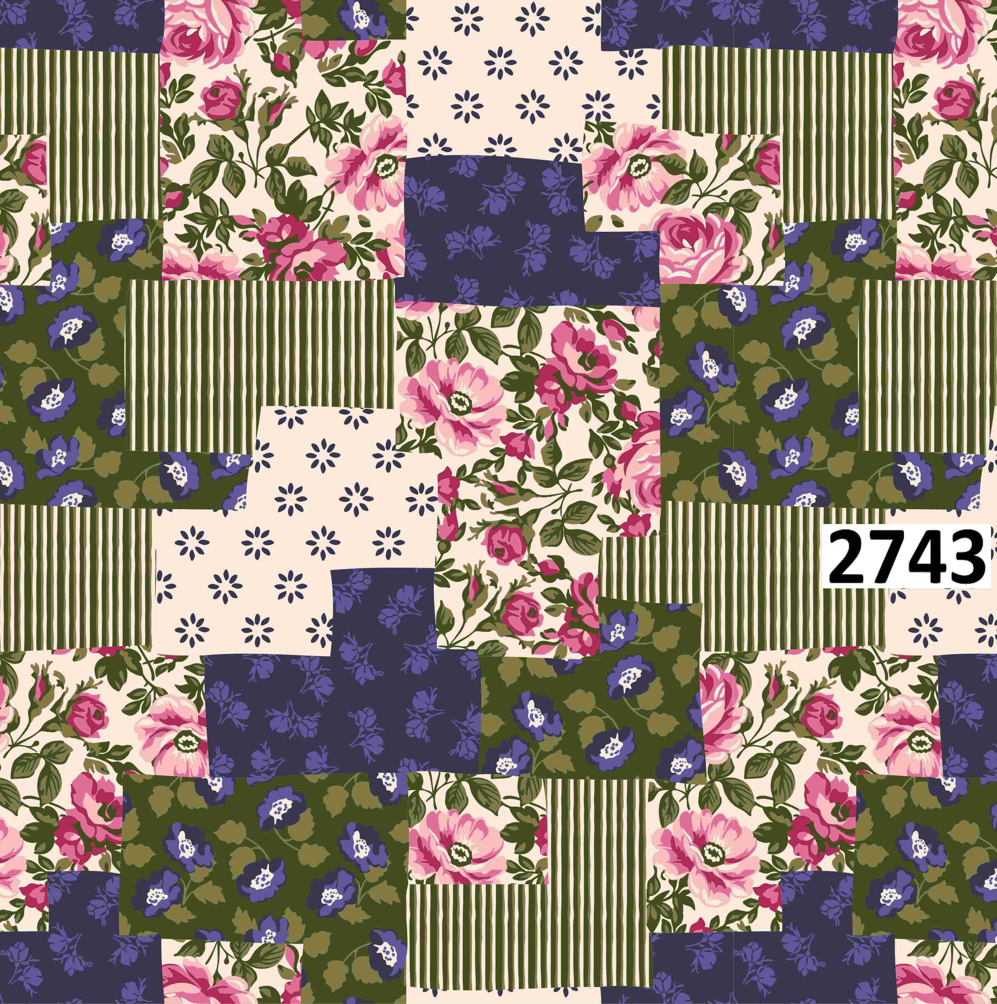 รหัสลายผ้า 2743