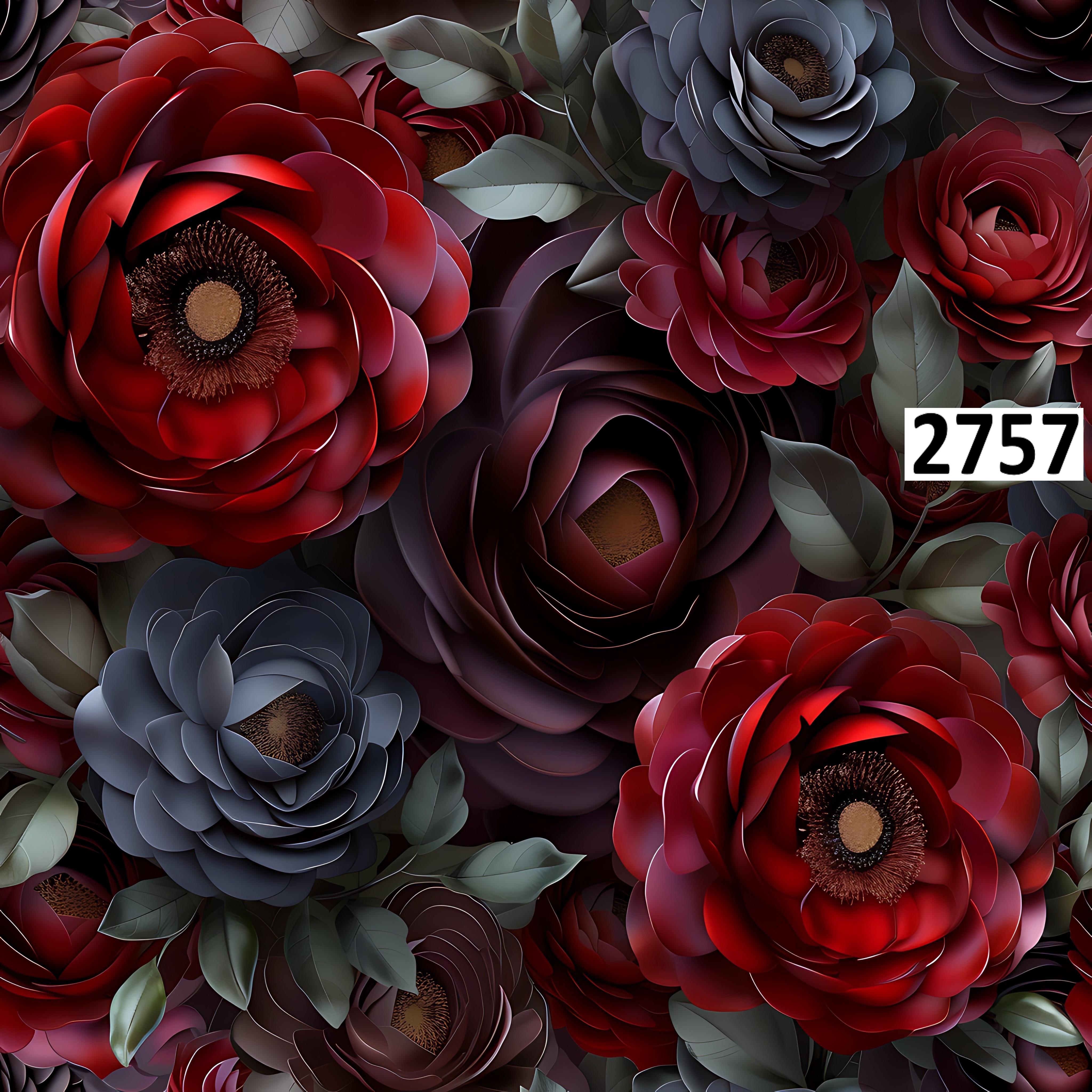รหัสลายผ้า 2757