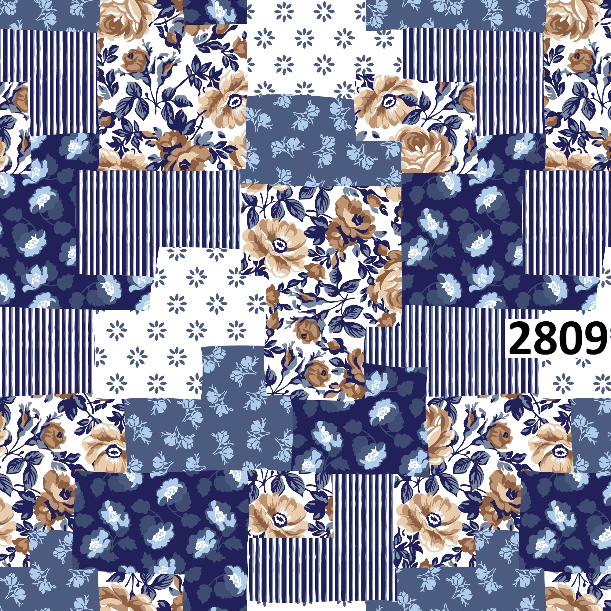 รหัสลายผ้า 2809