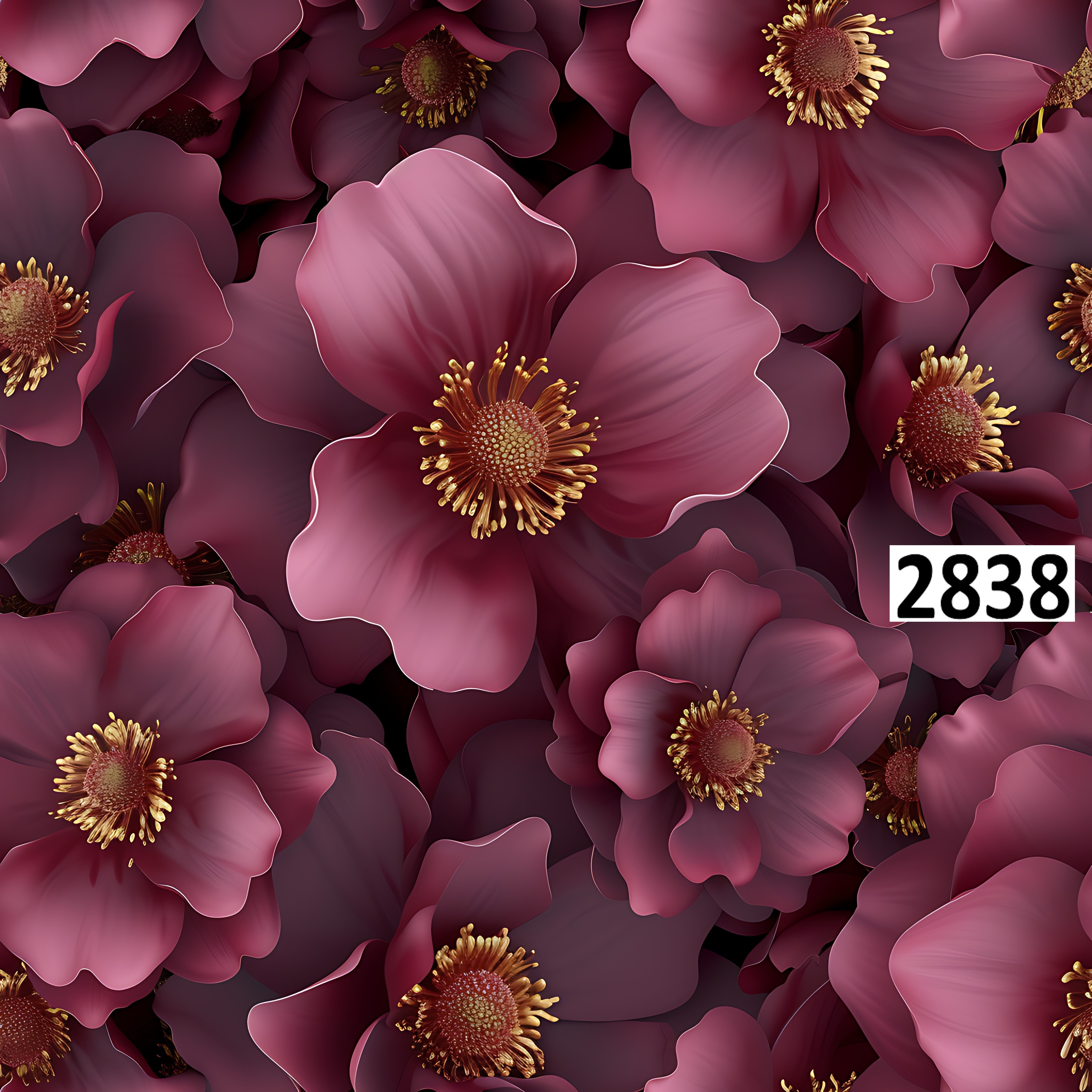 รหัสลายผ้า 2838