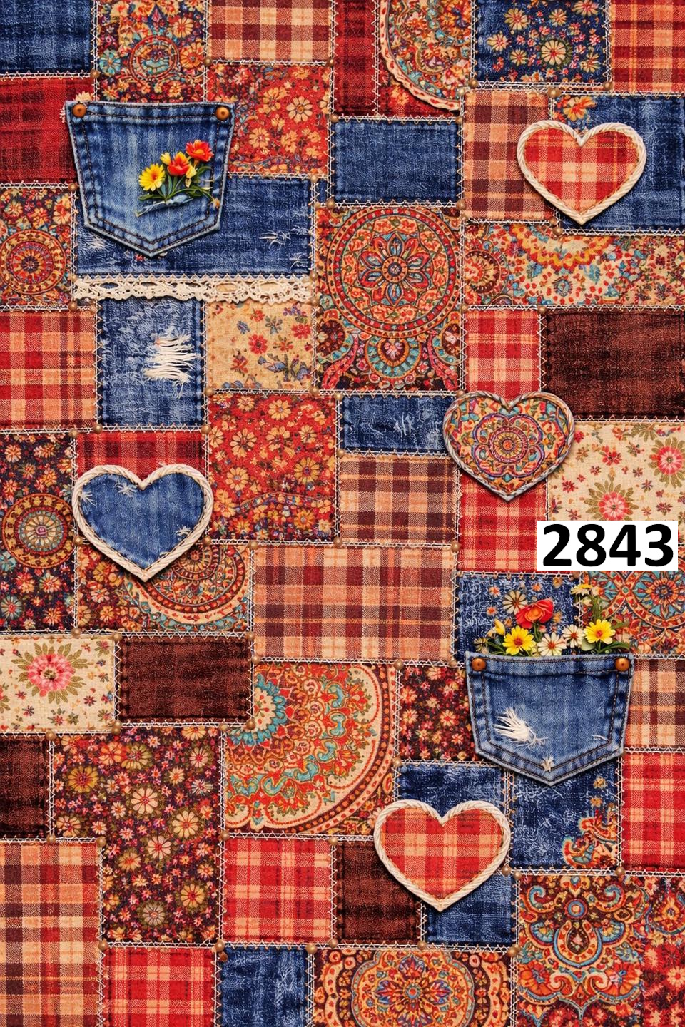 รหัสลายผ้า 2843
