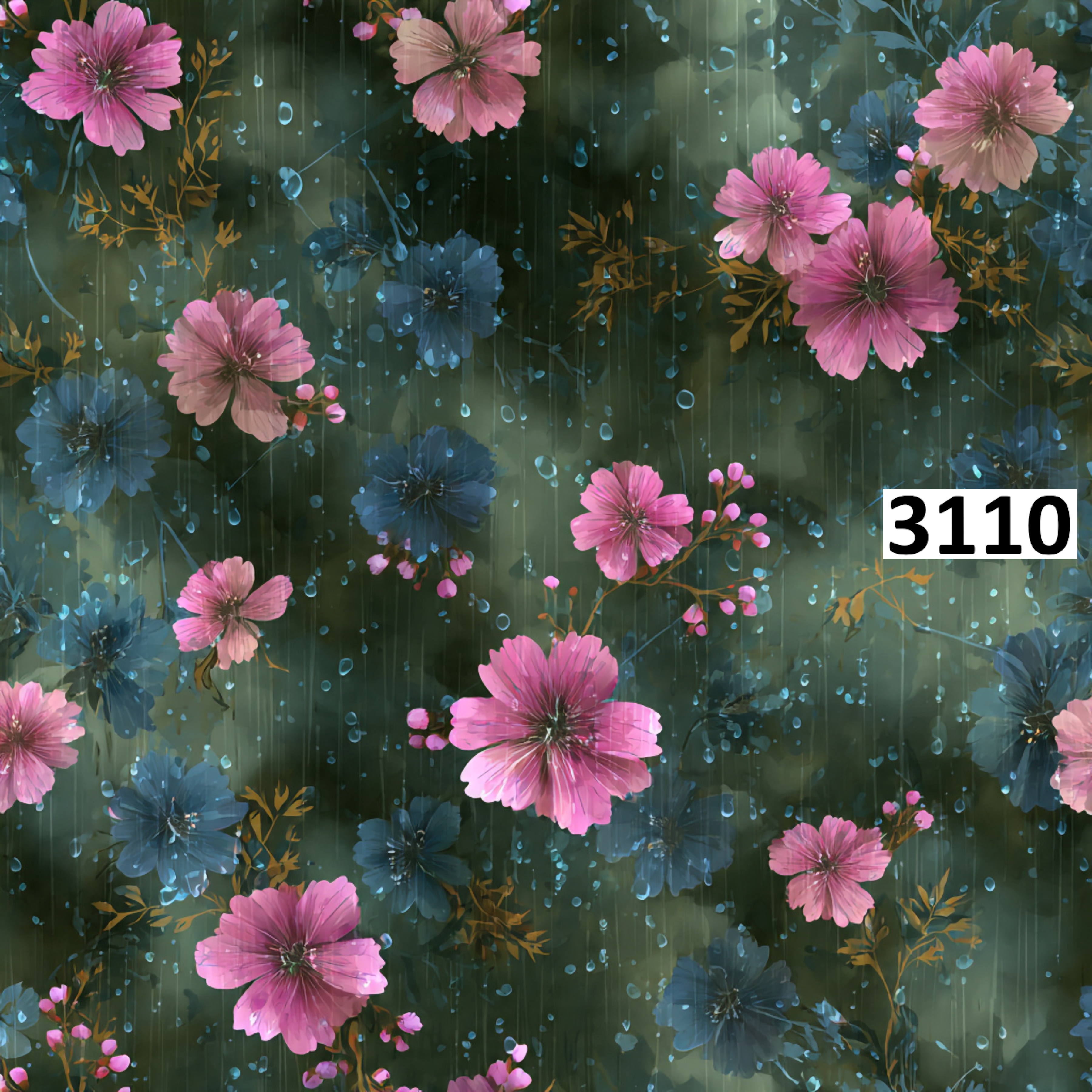 รหัสลายผ้า 3110