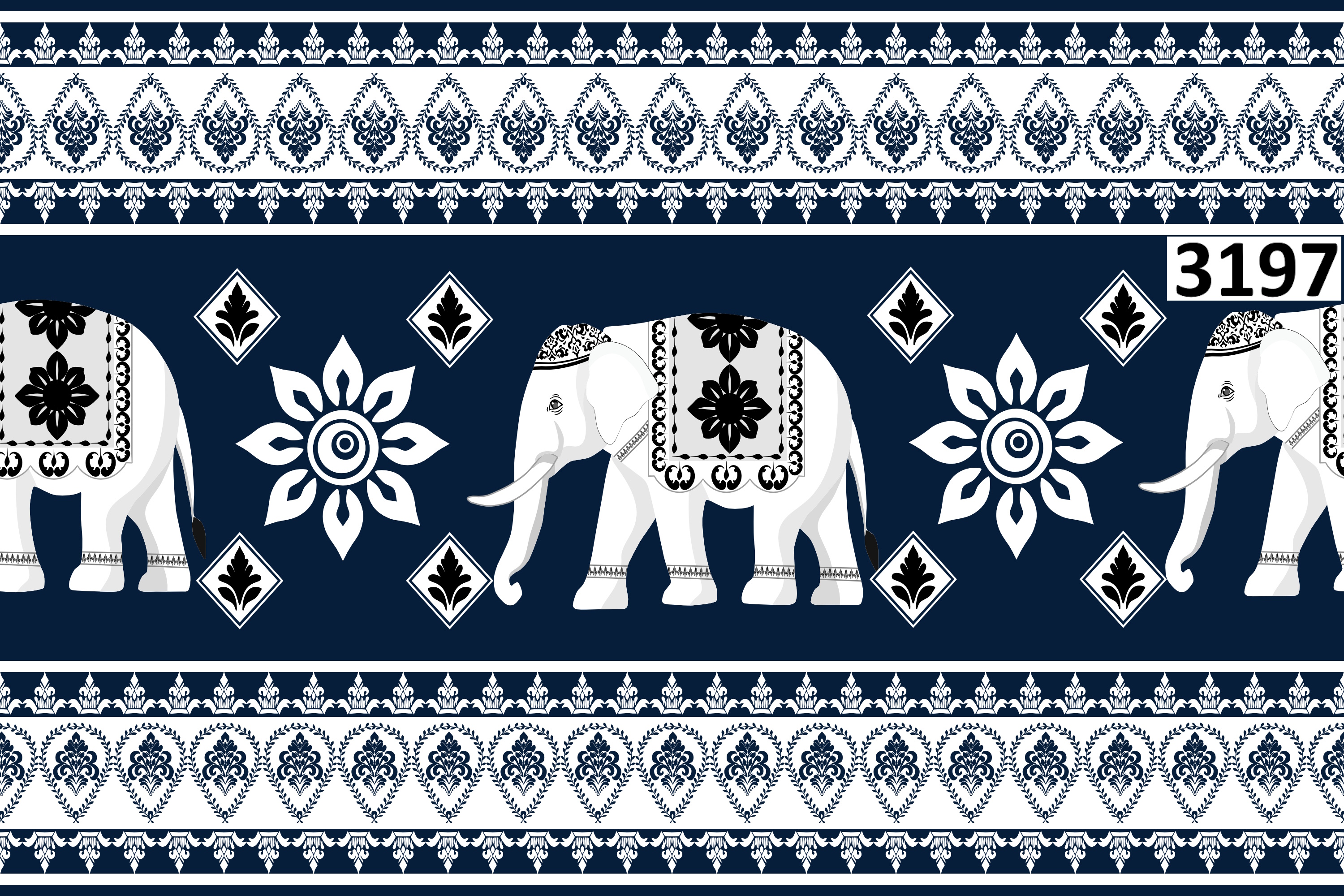 รหัสลายผ้า 3197