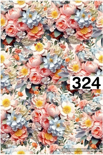 รหัสลายผ้า 324