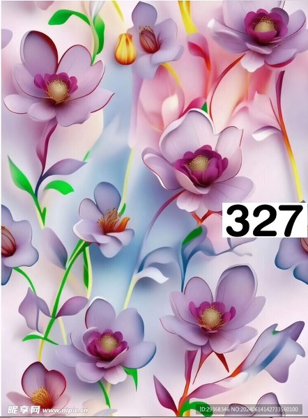 รหัสลายผ้า 327