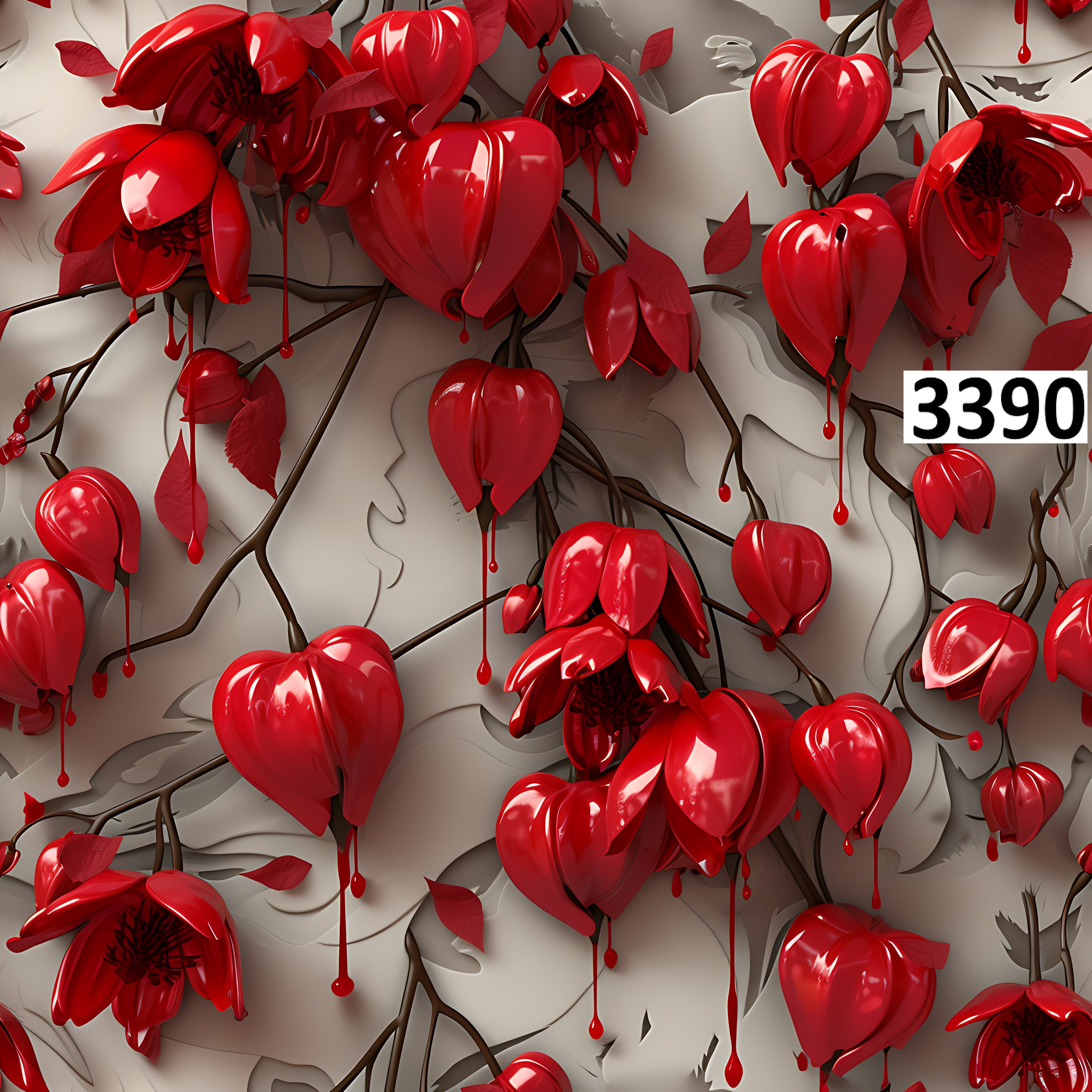 รหัสลายผ้า 3390