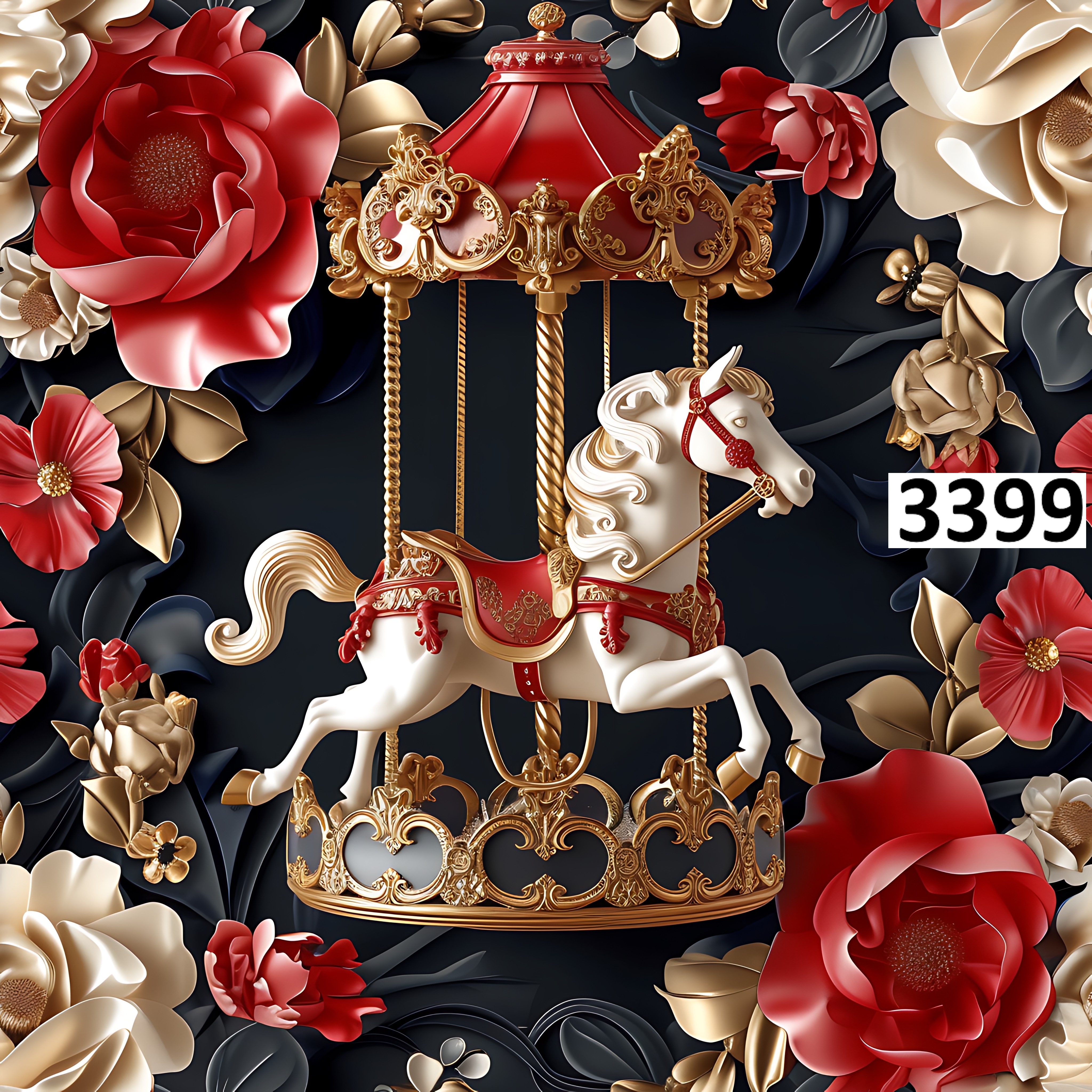 รหัสลายผ้า 3399