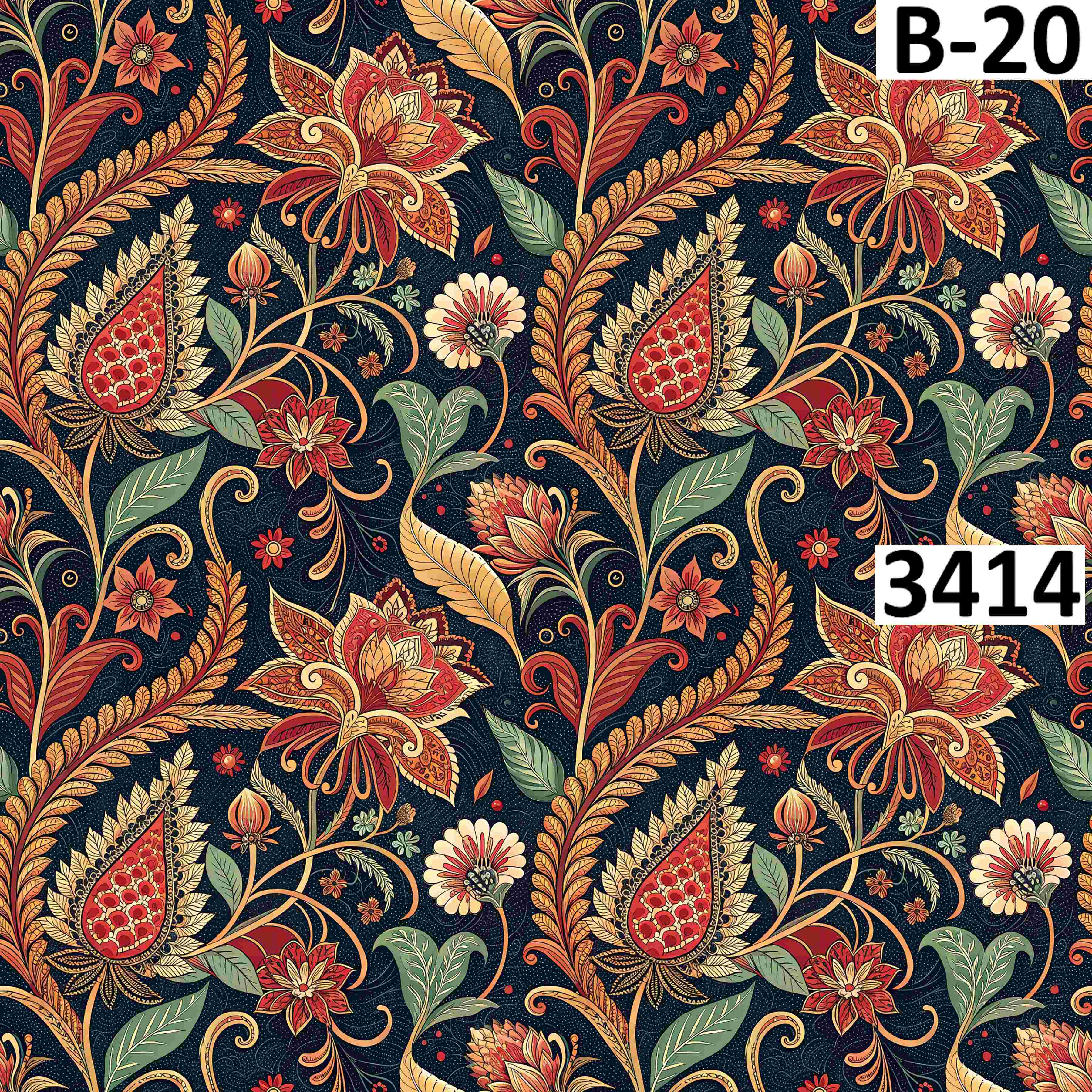 รหัสลายผ้า 3414