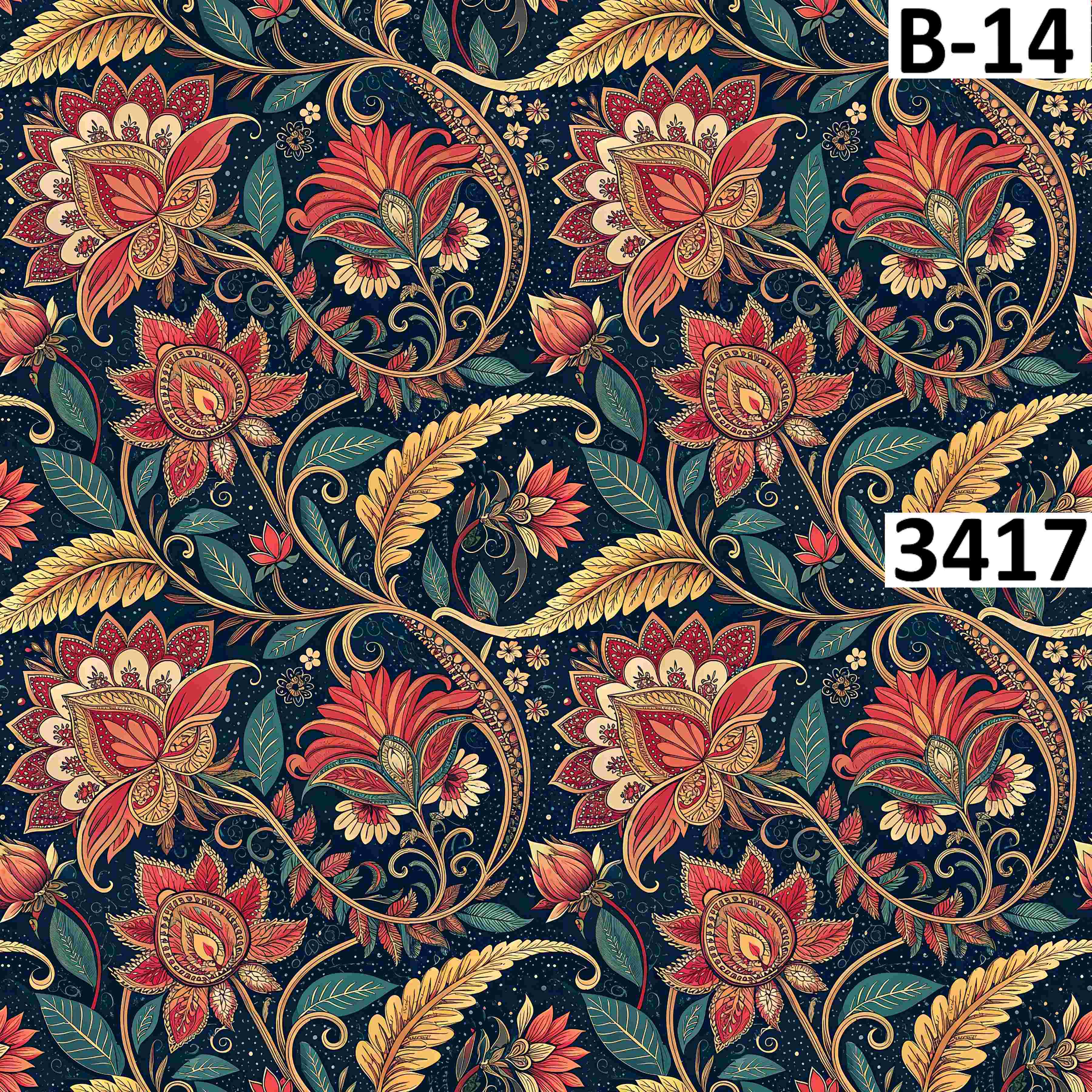 รหัสลายผ้า 3417