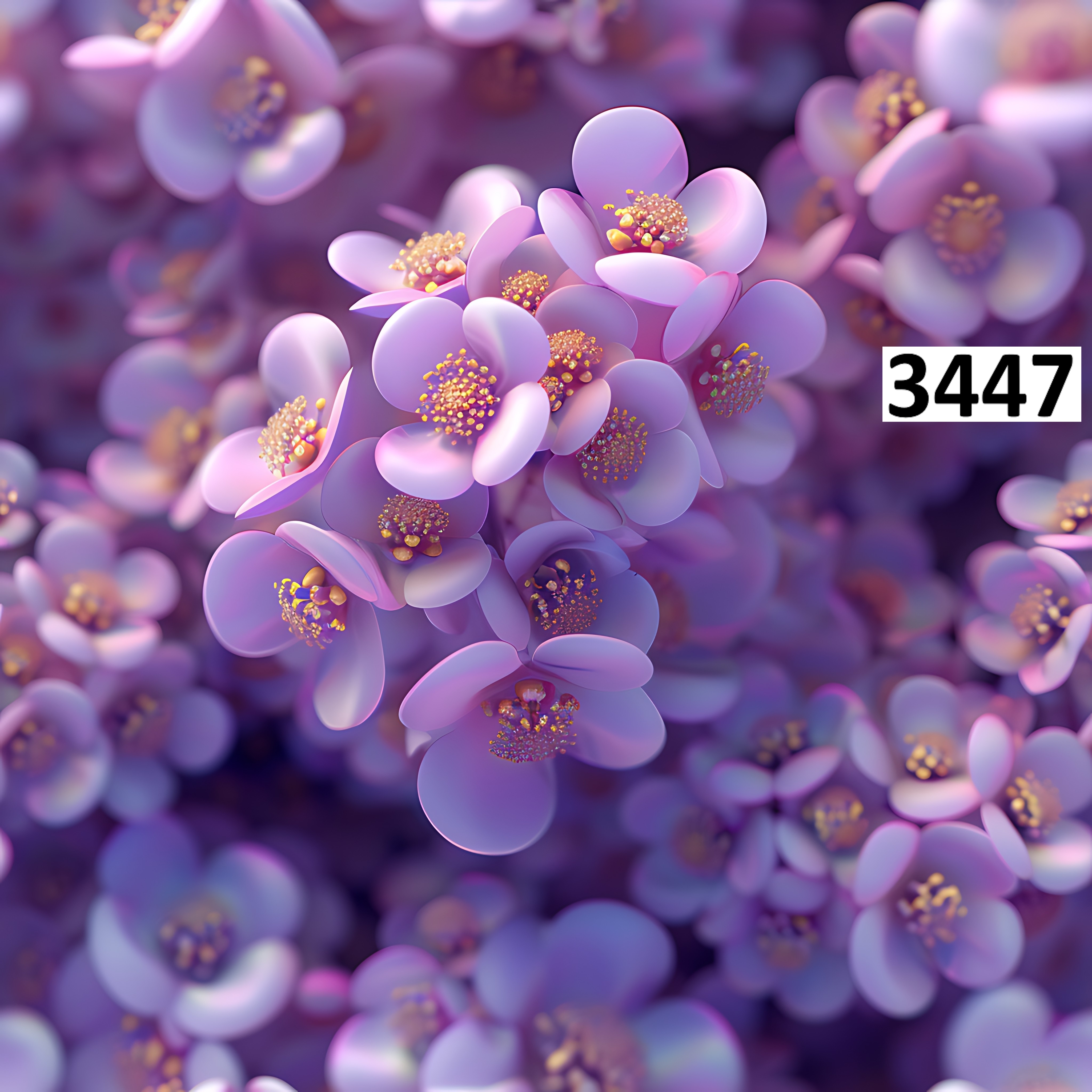 รหัสลายผ้า 3447