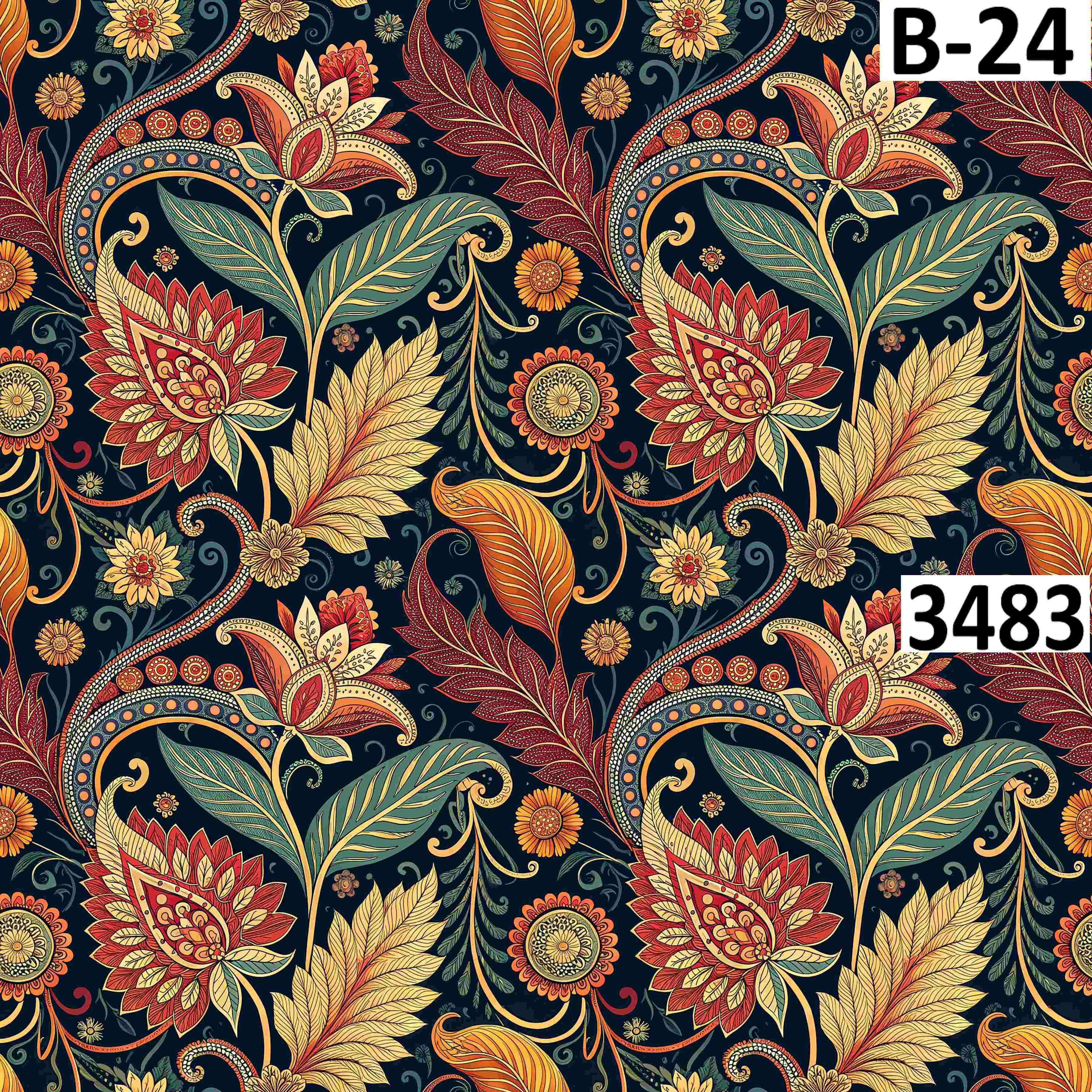 รหัสลายผ้า 3483