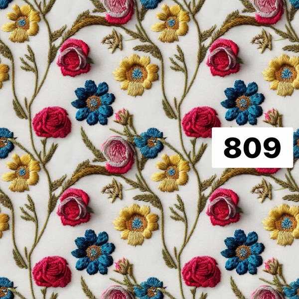 รหัสลายผ้า 809