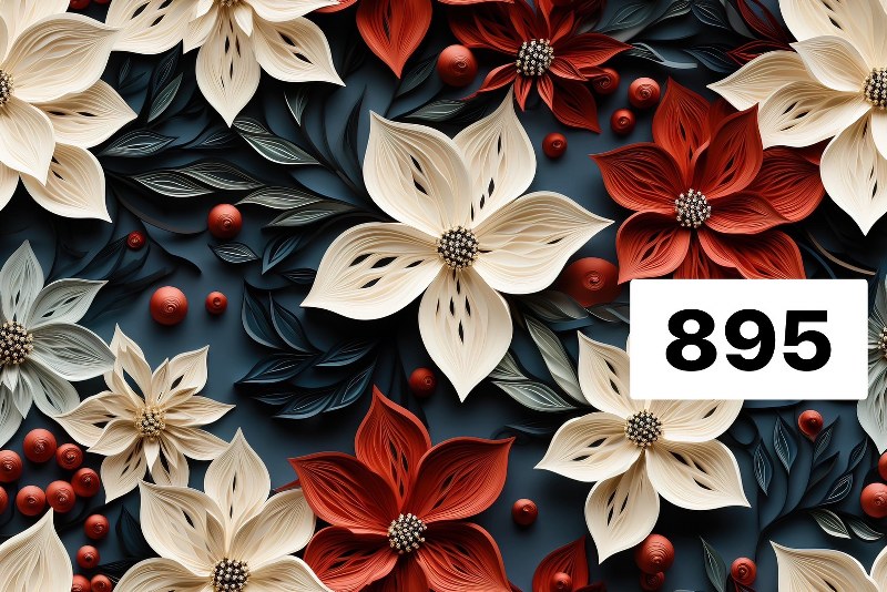 รหัสลายผ้า 895